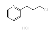 Pyridine, 2-(3-chloropropyl)-, hydrochloride结构式
