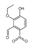 Benzaldehyde, 2-ethoxy-3-hydroxy-6-nitro- (9CI)结构式
