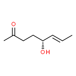 6-Octen-2-one, 5-hydroxy-, [R-(E)]- (9CI) structure