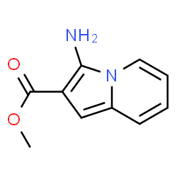 2-Indolizinecarboxylicacid,3-amino-,methylester(9CI) Structure
