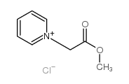 1-(2-methoxy-2-oxoethyl)pyridinium chloride结构式