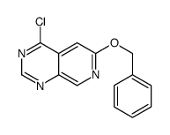 4-chloro-6-phenylmethoxypyrido[3,4-d]pyrimidine Structure