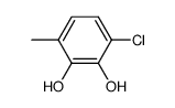 1,2-Benzenediol,3-chloro-6-methyl-结构式