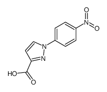 1-(4-nitro-phenyl)-1H-pyrazole-3-carboxylic acid结构式