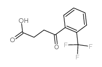 4-OXO-4-(2-TRIFLUOROMETHYLPHENYL)BUTYRIC ACID结构式