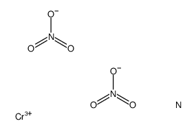 Chromium(3+) trinitrate结构式