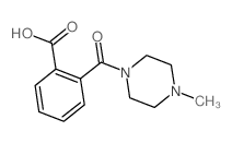 Benzoic acid,2-[(4-methyl-1-piperazinyl)carbonyl]- structure