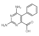 2,6-diamino-5-phenyl-pyrimidine-4-carboxylic acid结构式