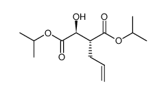 2(R)-allyl-3(S)-hydroxysuccinic acid diisopropyl ester结构式