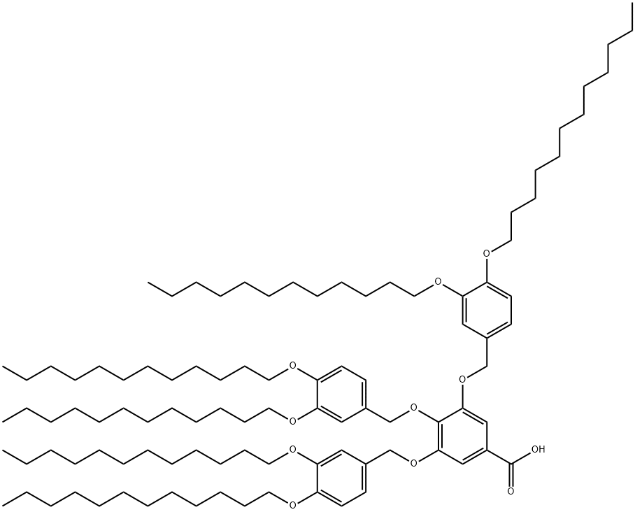 3,4,5-Tris[3,4-bis(dodecyloxy)benzyloxy] benzoic acid structure