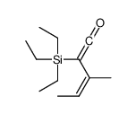 3-methyl-2-triethylsilylpenta-1,3-dien-1-one Structure
