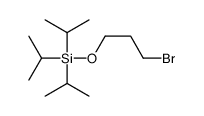 3-bromopropoxy-tri(propan-2-yl)silane结构式