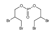 bis(2,3-dibromopropoxy)-oxophosphanium Structure