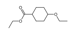 Cyclohexanecarboxylic acid, 4-ethoxy-, ethyl ester (9CI) Structure
