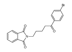 2-(5-(4-bromophenyl)-5-oxopentyl)isoindoline-1,3-dione结构式