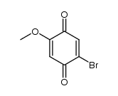 2-Bromo-5-Methoxycyclohexa-2,5-diene-1,4-dione Structure