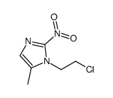 1-(2-chloroethyl)-5-methyl-2-nitro-1H-imidazole structure