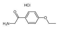 1-(4-ethoxy-phenyl)-2-amino-ethanone, hydrochloride Structure
