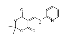 isopropylidene (2-pyridylamino)methylenemalonate Structure