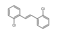 (E)-1,2-di(2-chlorophenyl)ethene结构式