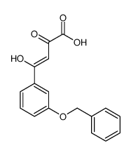 4-hydroxy-2-oxo-4-(3-phenylmethoxyphenyl)but-3-enoic acid结构式