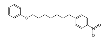 1-(4-nitrophenyl)-7-phenylthioheptane Structure