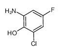 Phenol,2-amino-6-chloro-4-fluoro- structure