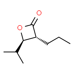 2-Oxetanone,4-(1-methylethyl)-3-propyl-,(3R,4R)-rel-(9CI) picture