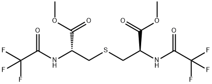 3,3'-Thiobis(N-trifluoroacetyl-L-alanine)dimethyl ester结构式
