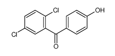(2,5-dichlorophenyl)-(4-hydroxyphenyl)methanone Structure