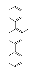 (2Z,4Z,6E)-octa-2,4,6-triene-3,6-diyldibenzene结构式