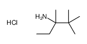 2,2,3-trimethylpentan-3-amine,hydrochloride结构式