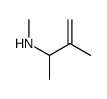 N,3-dimethylbut-3-en-2-amine Structure