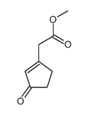 methyl 2-(3-oxocyclopenten-1-yl)acetate Structure