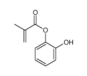 2-Propenoic acid, 2-Methyl-, 2-hydroxyphenyl ester Structure