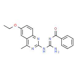 N''-benzoyl-N-(6-ethoxy-4-methyl-2-quinazolinyl)guanidine picture