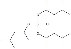 氯化双(1,3-二甲基丁氧基)硅烷结构式