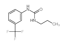 Urea,N-propyl-N'-[3-(trifluoromethyl)phenyl]- Structure
