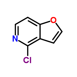 4-氯呋喃并[3,2-c]吡啶结构式