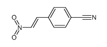 4-(2-nitrovinyl)benzonitrile结构式