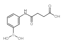 4-((3-二羟硼基苯基)氨基)-4-氧代丁酸结构式