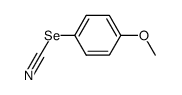 4-methoxybenzene selenocyanate结构式
