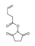 (2,5-dioxopyrrolidin-1-yl) pent-4-enoate结构式