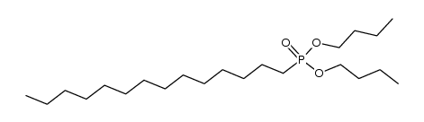 tetradecyl-phosphonic acid dibutyl ester结构式