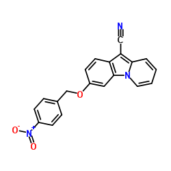 3-[(4-Nitrobenzyl)oxy]pyrido[1,2-a]indole-10-carbonitrile结构式