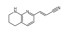 3-(5,6,7,8-tetrahydro-1,8-naphthyridin-2-yl)prop-2-enenitrile Structure