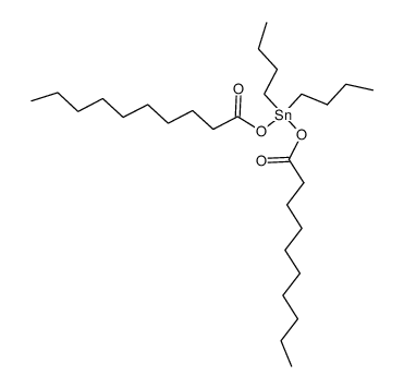 Dibutylbis(decanoyloxy)stannane Structure