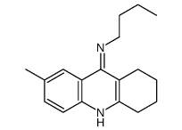 N-butyl-7-methyl-1,2,3,4-tetrahydroacridin-9-amine结构式