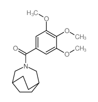 Methanone,3-azabicyclo[3.2.2]non-3-yl(3,4,5-trimethoxyphenyl)- Structure