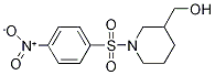 {1-[(4-Nitrophenyl)sulphonyl]piperidin-3-yl}methanol structure